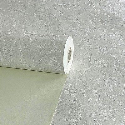 Papel de Parede OffWhite Importado Luxo 15 Metros