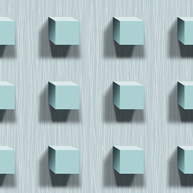 Papel de Parede 3D Azul Tiffany Claro 10 Metros