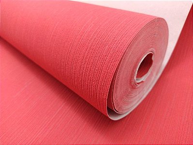 Papel de Parede Textura Vermelho 10 Metros