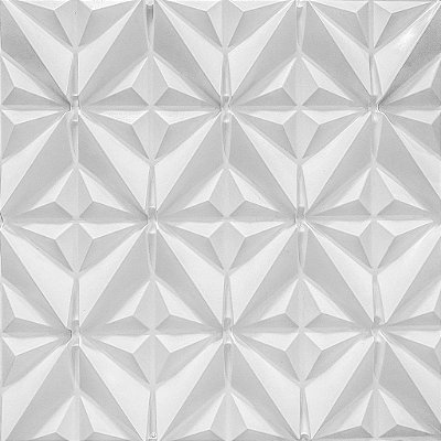 Placa 3D Adesiva 50X50 Preta África