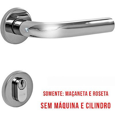 Guarnição Synter Marine Externa Roseta Redonda 04 Inox Polido