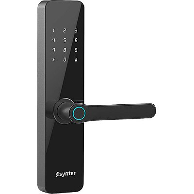Fechadura Digital Inteligente Synter SYRIUS S2 PRO - Bluetooth Biometria Tag Chave Senha