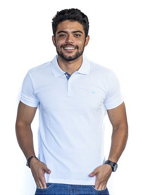 Camisa Polo Branca
