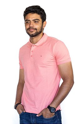 Camisa Polo Salmão