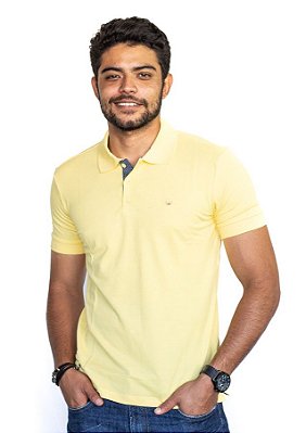 Camisa Polo Amarela