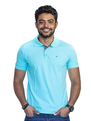 Camisa Polo Azul Claro