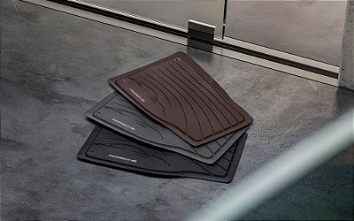 Tapetes de borracha Panamera ( Preto)