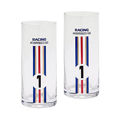 Conjunto  long drink, coleção Racing.