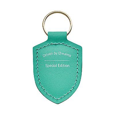 Chaveiro Emblema Porsche 'Driven by Dreams', Edição Limitada, coleção 75Y Porsche Sports Cars