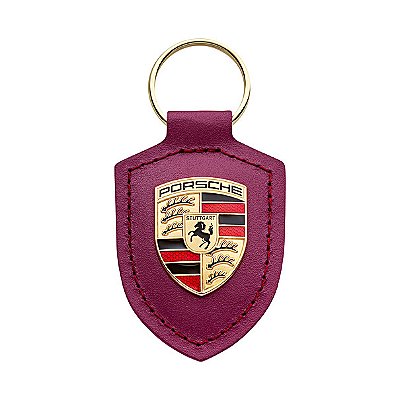 Chaveiro Emblema Porsche 'Driven by Dreams', Edição Limitada, coleção 75Y Porsche Sports Cars