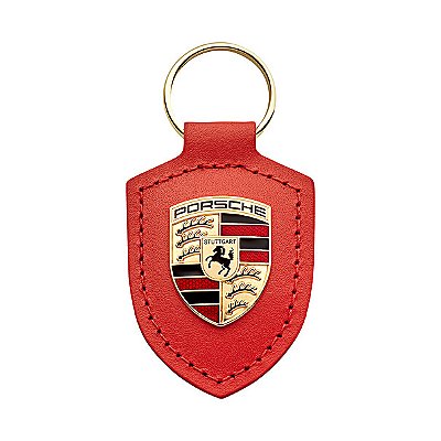 Chaveiro Emblema Porsche 'Driven by Dreams', Edição Limitada, coleção 75Y Porsche Sports Cars