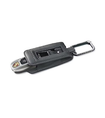 Capa em pele para chave - 911/Cayenne/Panamera/Taycan
