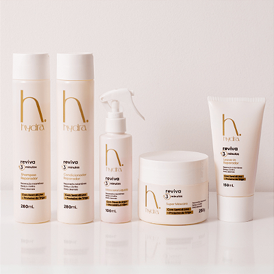 Kit Tratamento Instantâneo Reviva 3 Minutos 5 Produtos