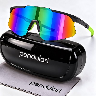 Óculos De Sol Esportivo Pendulari Sprint Proteção UV400 Corrida Ciclismo
