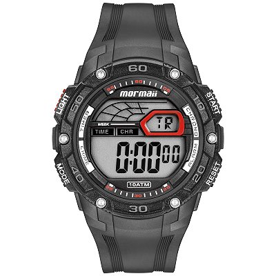 Relógio Mormaii Acqua Masculino Preto Digital Surf Esportivo