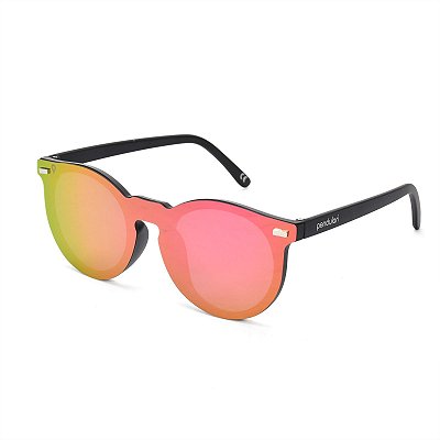 Óculos De Sol Feminino Masculino Redondo Pendulari Sirius Espelhado