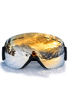 Óculos Snowboard Esqui Jet Ski Utv Espelhado Proteção UV