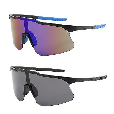 Kit 2 Óculos Esportivo Corrida Ciclismo Beach Tennis Proteção Uv400