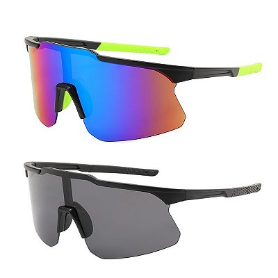 Kit Óculos Esportivos Corrida Bike Beach Tennis Proteção Uv400