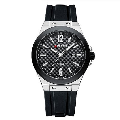 Relógio De Luxo Masculino Curren Casual Aço Inox Analógico