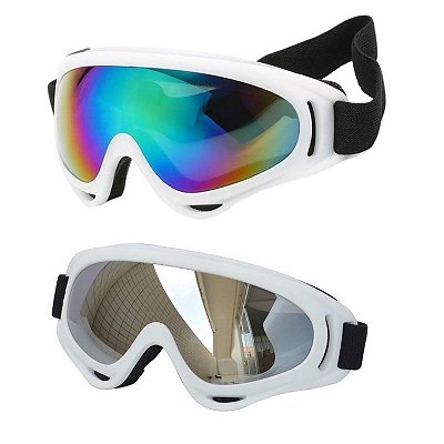 Óculos Snowboard Kitesurf Motocross Uv400 Kit 2 Unidades