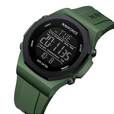 Relógio Naviforce Militar Masculino Digital Esportivo Lite