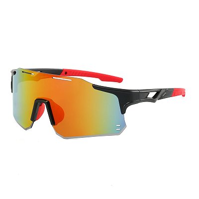 Óculos De Sol Esportivo Espelhado Unissex Bike Corrida UV400