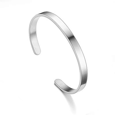 Pulseira Bracelete Masculina Aço Inoxidável Ajustável Style