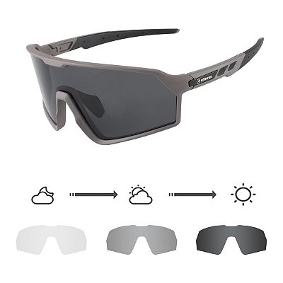 Óculos De Sol Fotocromático Elleven Ciclismo Corrida UV400