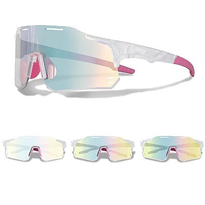 Óculos Fotocromático Esportivo Ciclismo Corrida UV400