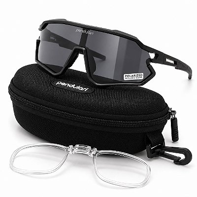 Óculos De Sol Polarizado Pendulari Shift Ciclismo+ Clip Grau
