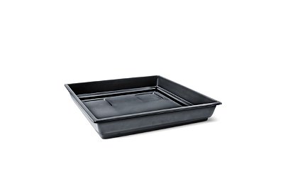 Prato Base Para Vaso Floreira 2,5 Cor Preto 6x32cm Nutriplan