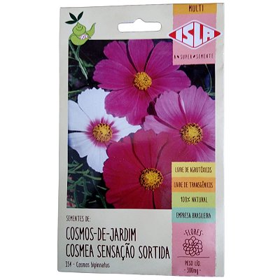 Sementes de Cosmea Sensação Sortida 1g - Isla