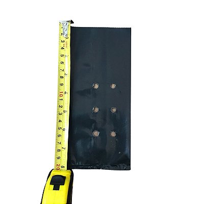Pacote Plástico Preto para Mudas -  15x20 (20 unidades)