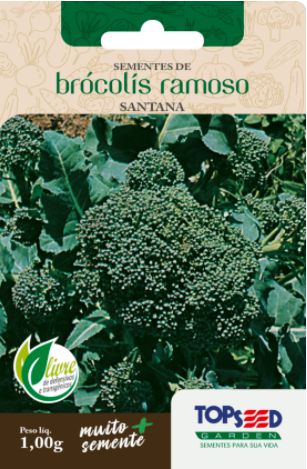 24 Sementes de Brócolis Ramoso - 1g