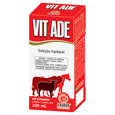 Vit ADE 50 ml Injetável  - Calbos | Estimula o crescimento, engorda, fertilidade e lactação