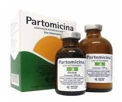 Partomicina Injetável - 1 frasco com 7,9g de pó e 1 frasco com 20ml de diluente