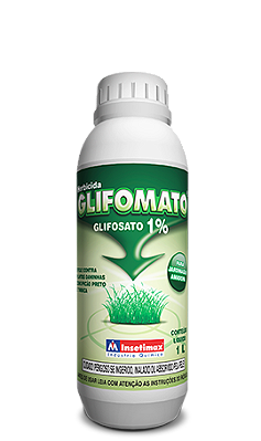 Herbicida Glifomato Glifosato Insetimax 1 L Controle Eficiente de Plantas Daninhas: Herbicida Glifomato Insetimax