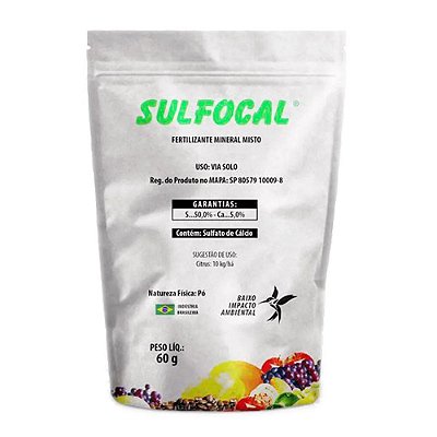 Fertilizante Mineral Sulfocal 60g
