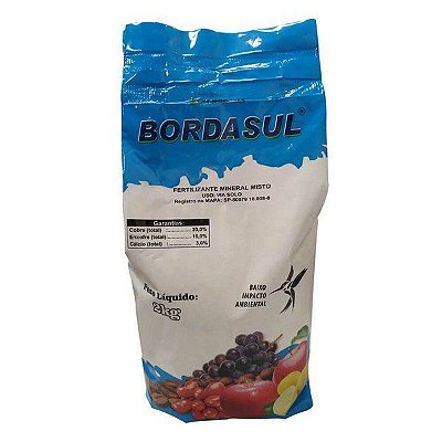 Bordasul Fertilizante Misto 1KG Mistura Pronta Calda Bordalesa Bordamil 1kg Selo Orgânico Bordamil Calda Bordalesa Pronta - 1 Kg (Bordasul)