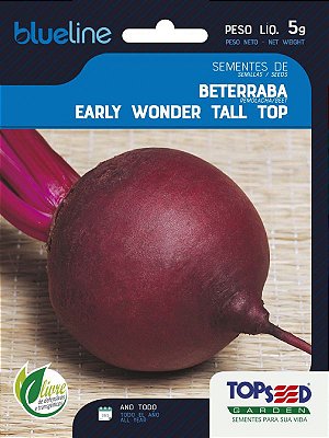 Semente de Beterraba Early Wonder Tall Top 5g