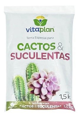 Terra Especial para Cactos e Suculentas 1,5 Kg