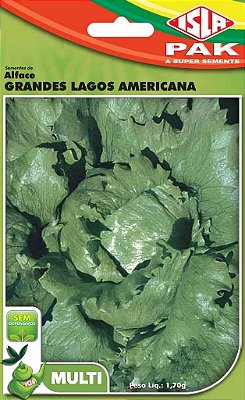 Semente de Alface Grandes Lagos Americana - Envelope 7g