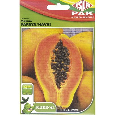 Semente de Mamão Papaya Hawaii - Envelope 2,5g