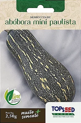 Semente de Abóbora Mini Paulista - Envelope 2,50g