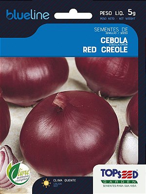 Semente de Cebola Red Creole - Envelope 5g