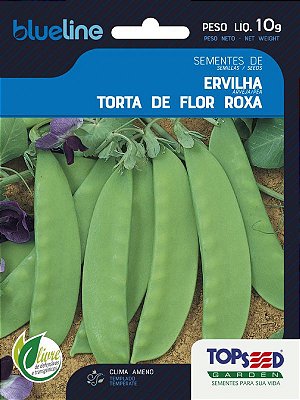 Semente de Ervilha Torta de Flor Roxa - Envelope 10g