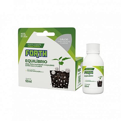 Fertilizante Forth Equilibrio Concentrado 60 ml (Carbonato De Cálcio)