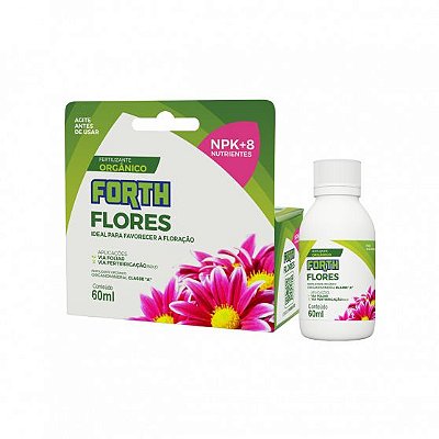Fertilizante Forth Flores Concentrado Para Coloração e Floração 60 ml
