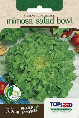 Semente de Alface Mimosa Salad Bowl - Envelope 700mg